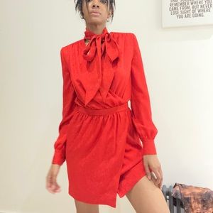 Saint Laurent RTW 2021 Red Dress — 🍂FALL 22 SALE🍂